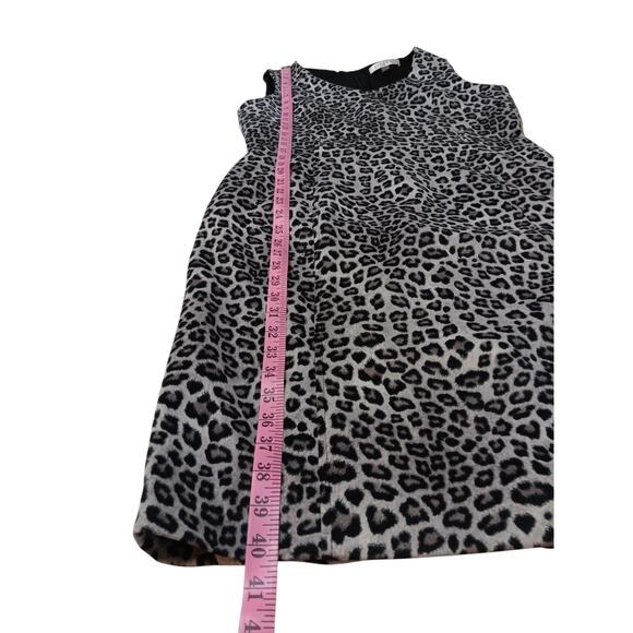 KASPER Sheath Dress‎ 12 Scuba Knit Animal Print Work Career Special Event Guest - Picture 6 of 13